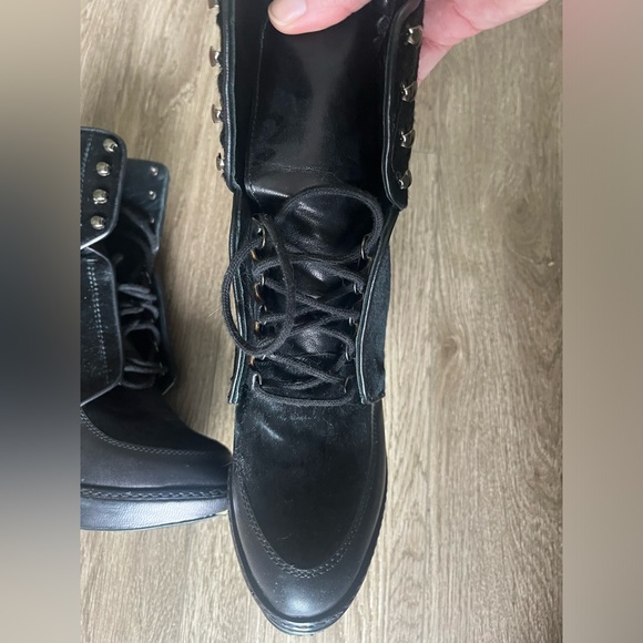 Barbara Bui 5” heeled pony hair booties - Picture 2 of 5